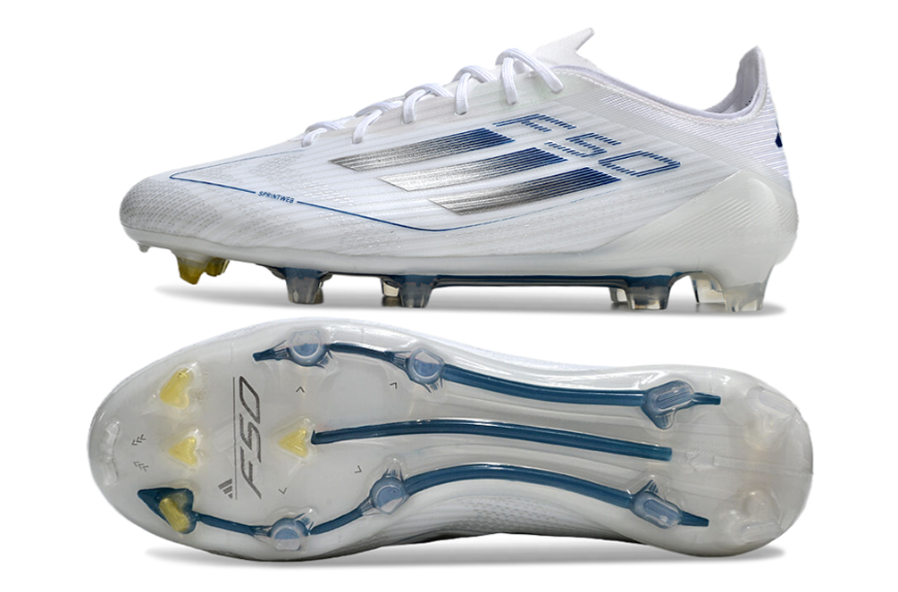adidas F50 Elite FG Soccer Football Shoes Cleats WHT-BLK