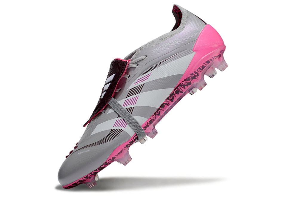adidas 25 Predator Elite Tongue FT FG  Soccer Boots Cleats Shoes WHT-RED