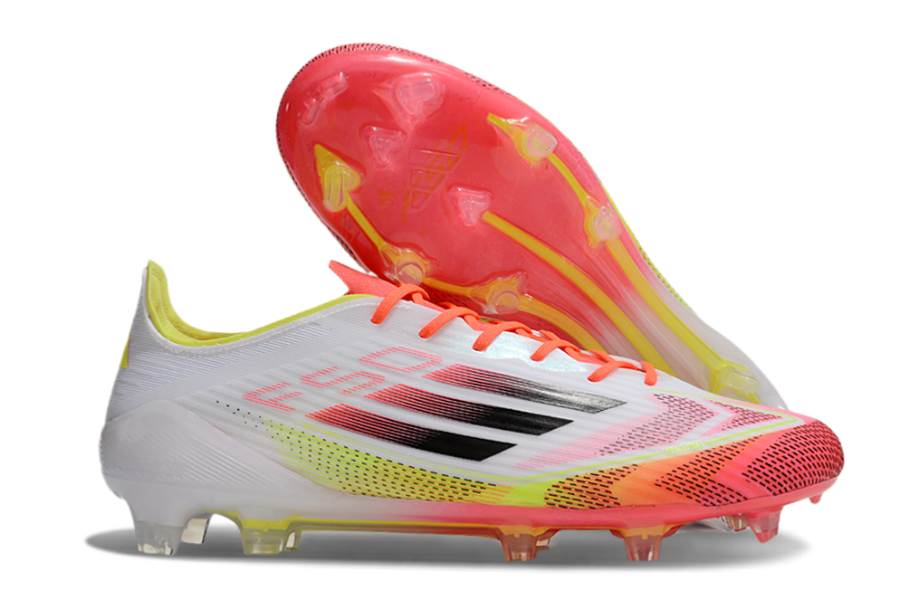 adidas F50 Elite FG Soccer Football Shoes Cleats WHT-BLK