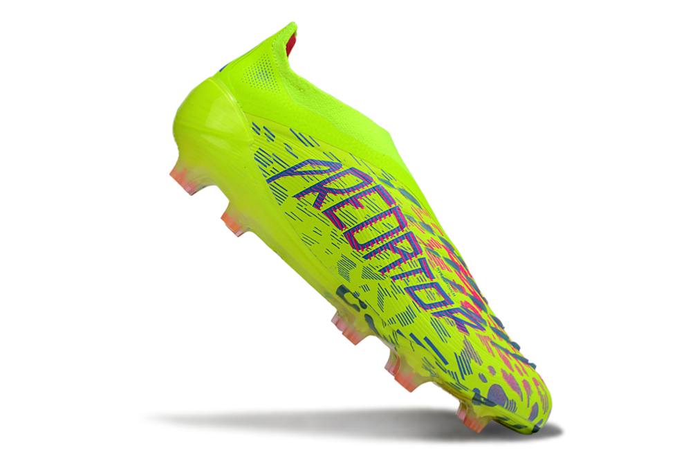 adidas Predator 24 Elite Laceless FG  Soccer Boots Cleats Shoes WHT-BLK