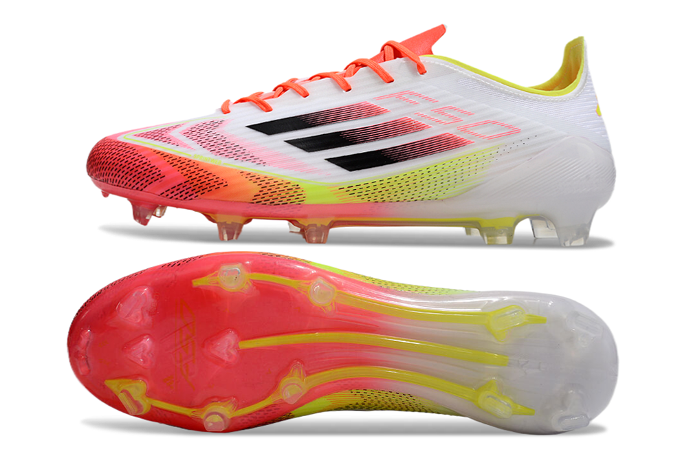adidas F50 Elite FG Soccer Football Shoes Cleats WHT-BLK