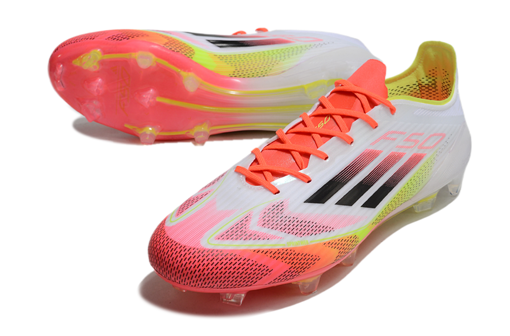 adidas F50 Elite FG Soccer Football Shoes Cleats WHT-BLK