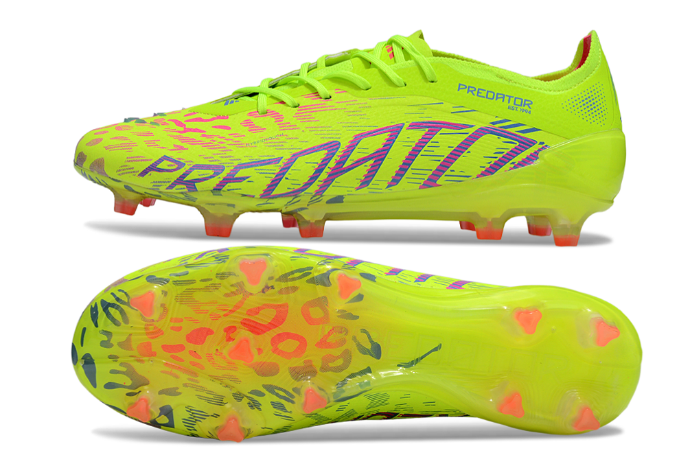 adidas Predator Elite FG Soccer Cleats YLW-PNK