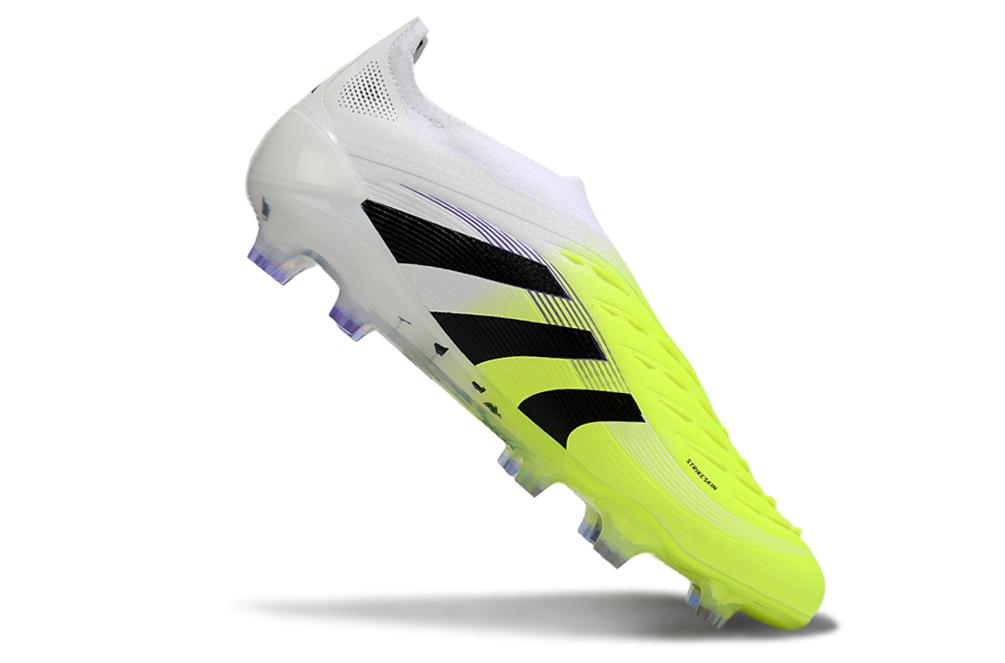 adidas Predator 24 Elite Laceless FG  Soccer Boots Cleats Shoes GRN-BLK
