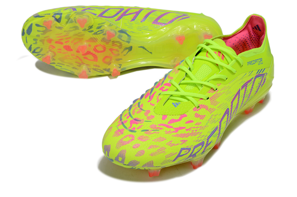 adidas Predator Elite FG Soccer Cleats YLW-PNK