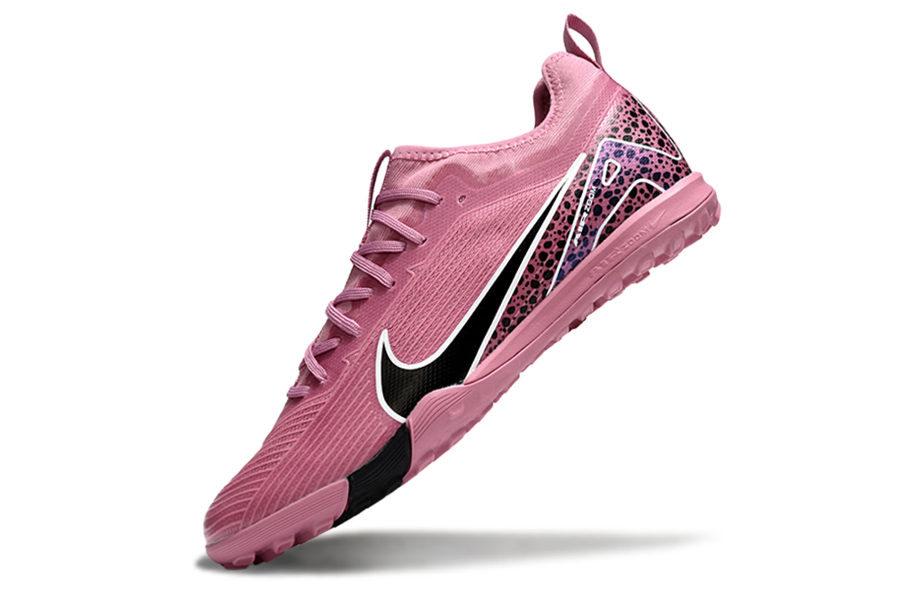 Nike Air Zoom Mercurial Vapor 15 Pro TF - Professional Turf Soccer Cleats Boots Shoes BLK-PNK-WHT