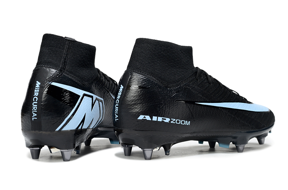 Nike Air Zoom Mercurial Superfly 9 (IX) Elite SG-Pro Anti-Clog Football Soccer Cleats Shoes Boots BLK-PNK