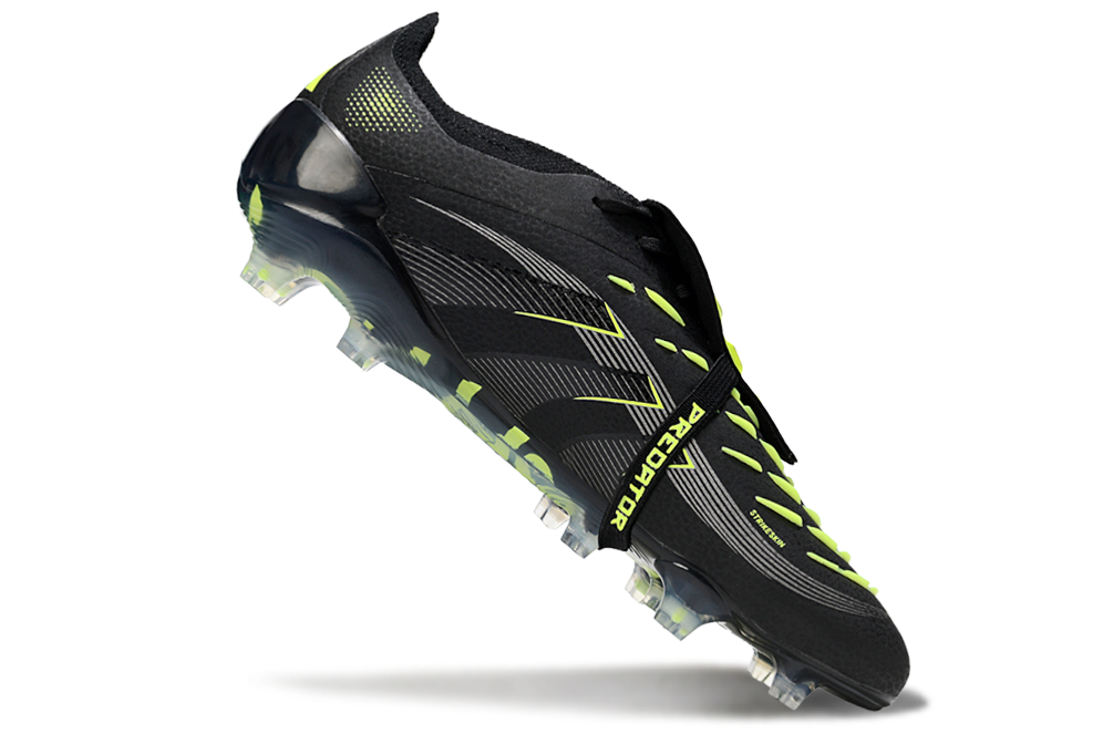 adidas 25 Predator Elite Tongue FT FG  Soccer Boots Cleats Shoes BLK-WHT