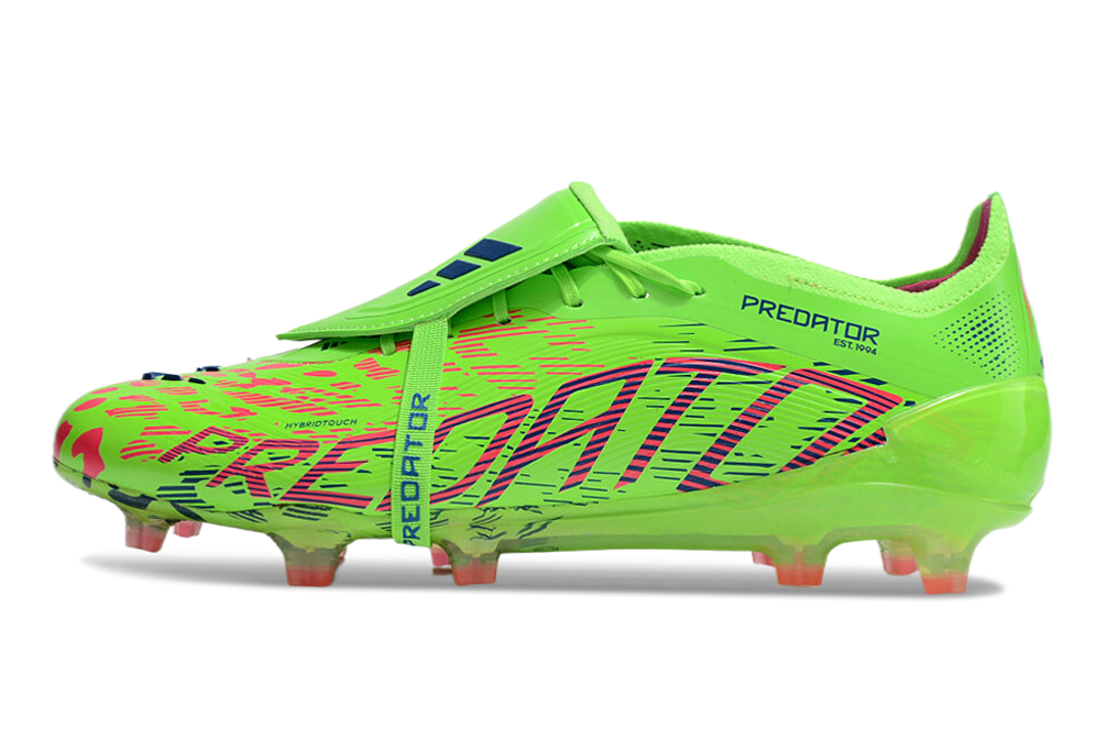 adidas 25 Predator Elite Tongue FT FG  Soccer Boots Cleats Shoes BLK-WHT