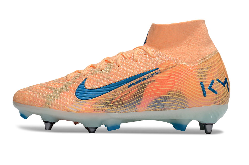 Nike Air Zoom Mercurial Superfly 9 (IX) Elite SG-Pro Anti-Clog Football Soccer Cleats Shoes Boots BLK-PNK