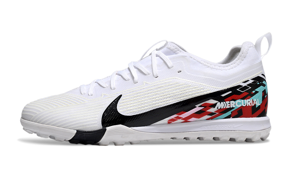 Nike Air Zoom Mercurial Vapor 15 Pro TF - Professional Turf Soccer Cleats Boots Shoes BLK-PNK-WHT