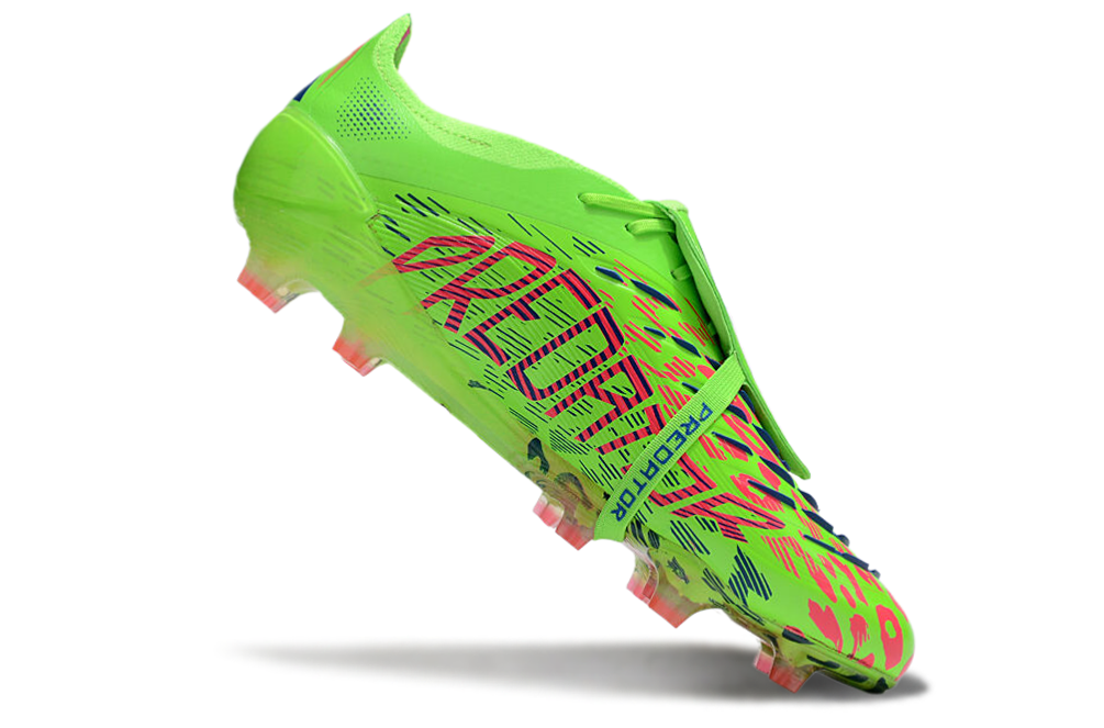 adidas 25 Predator Elite Tongue FT FG  Soccer Boots Cleats Shoes BLK-WHT