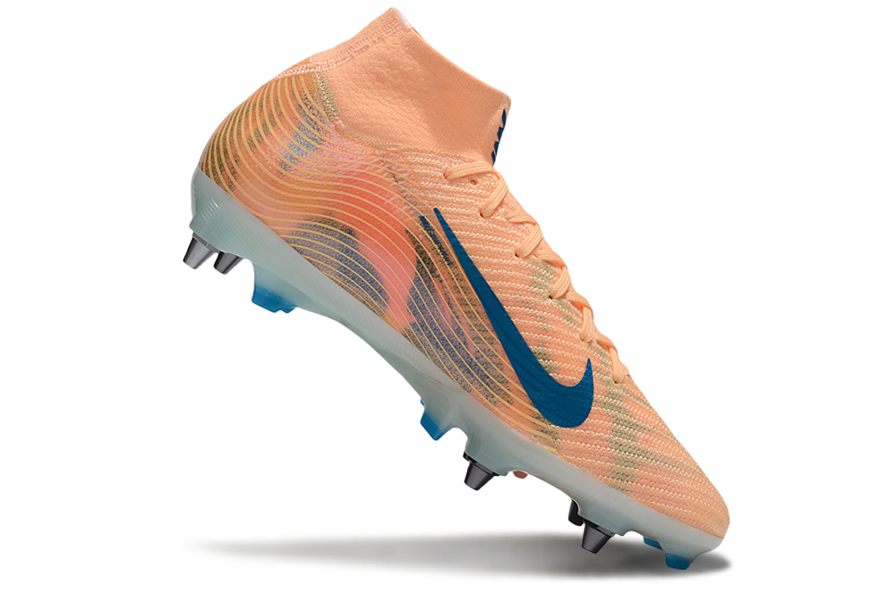 Nike Air Zoom Mercurial Superfly 9 (IX) Elite SG-Pro Anti-Clog Football Soccer Cleats Shoes Boots BLK-PNK