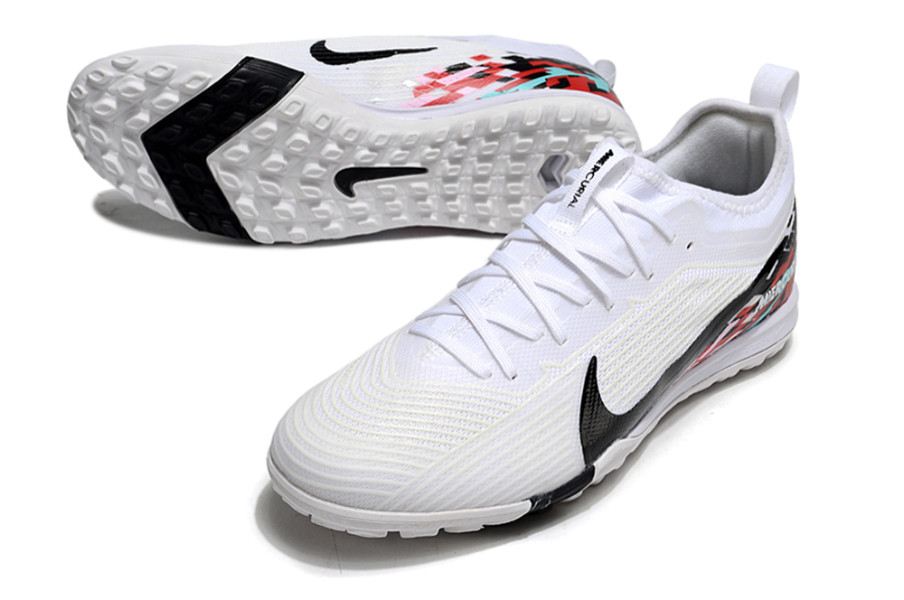 Nike Air Zoom Mercurial Vapor 15 Pro TF - Professional Turf Soccer Cleats Boots Shoes BLK-PNK-WHT