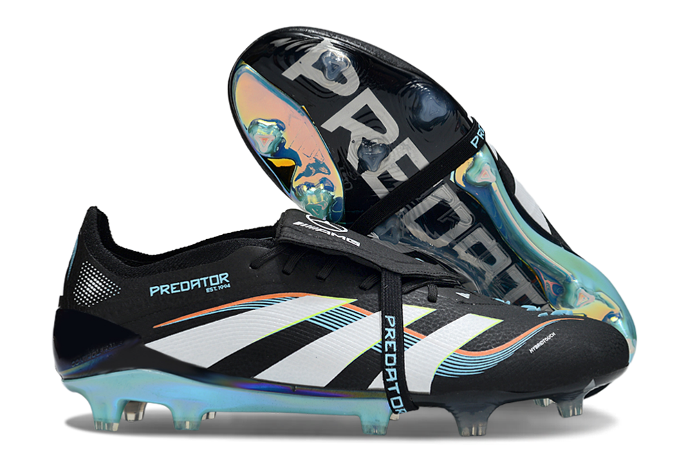 adidas 25 Predator Elite Tongue FT FG  Soccer Boots Cleats Shoes WHT-GRN