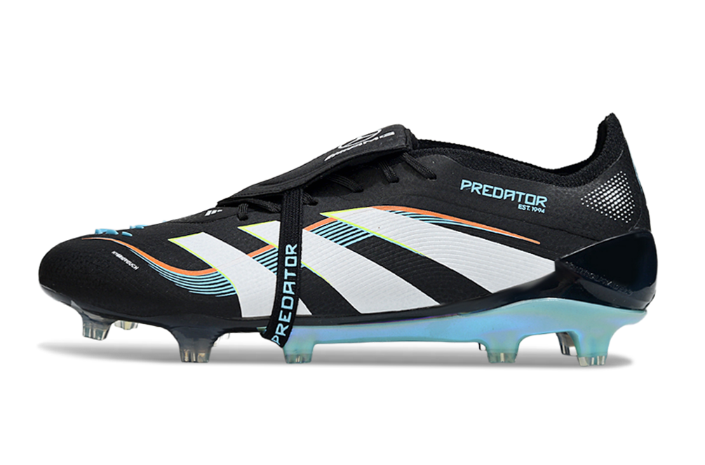 adidas 25 Predator Elite Tongue FT FG  Soccer Boots Cleats Shoes WHT-GRN