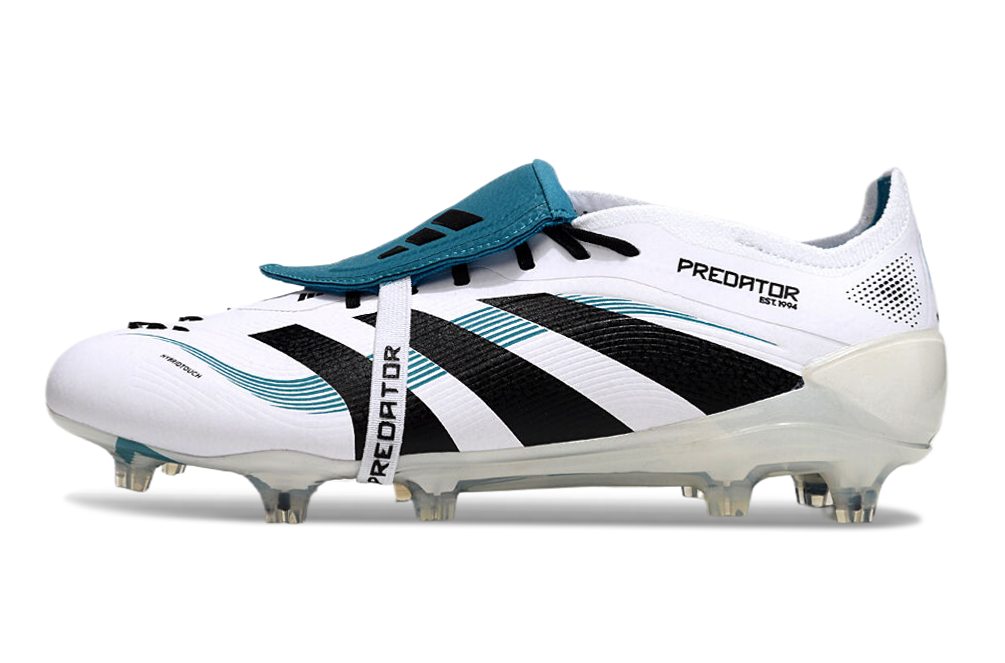 adidas 25 Predator Elite Tongue FT FG  Soccer Boots Cleats Shoes WHT-GRN