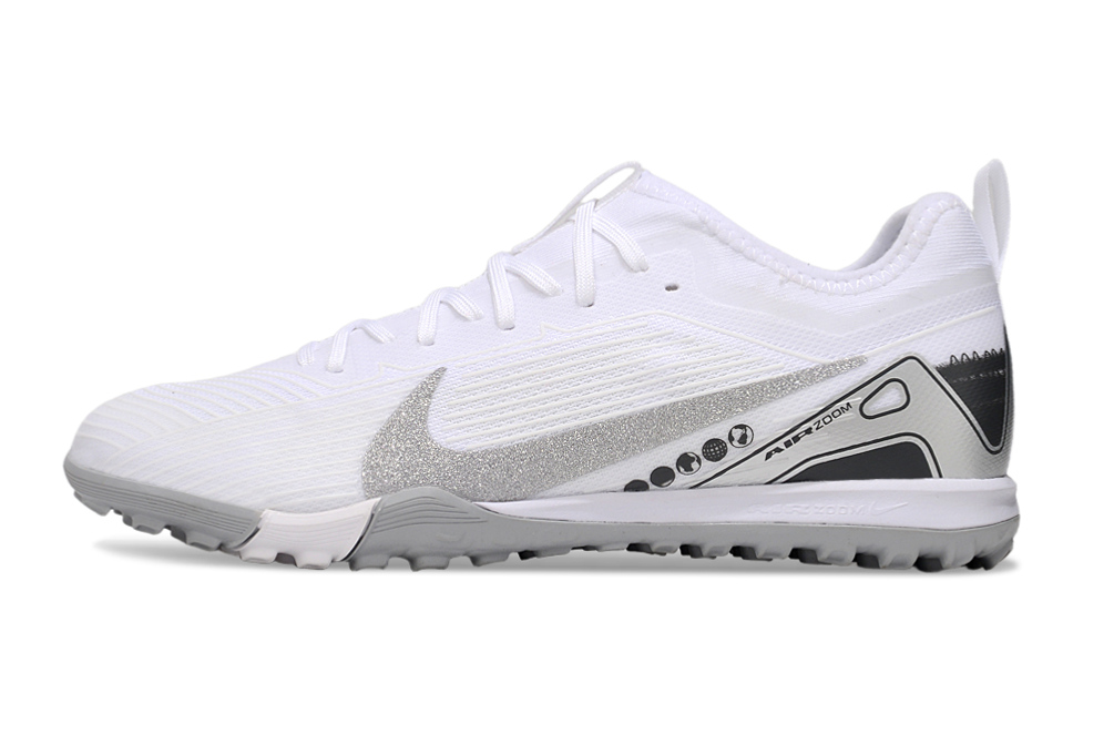 Nike Air Zoom Mercurial Vapor 15 Pro TF - Professional Turf Soccer Cleats Boots Shoes WHT-PRP