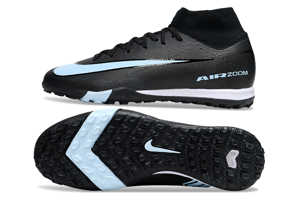 Nike Air Zoom Mercurial Superfly 10 Elite TF Football Soccer Cleats Boots - Ultimate Speed & Precision  BLU