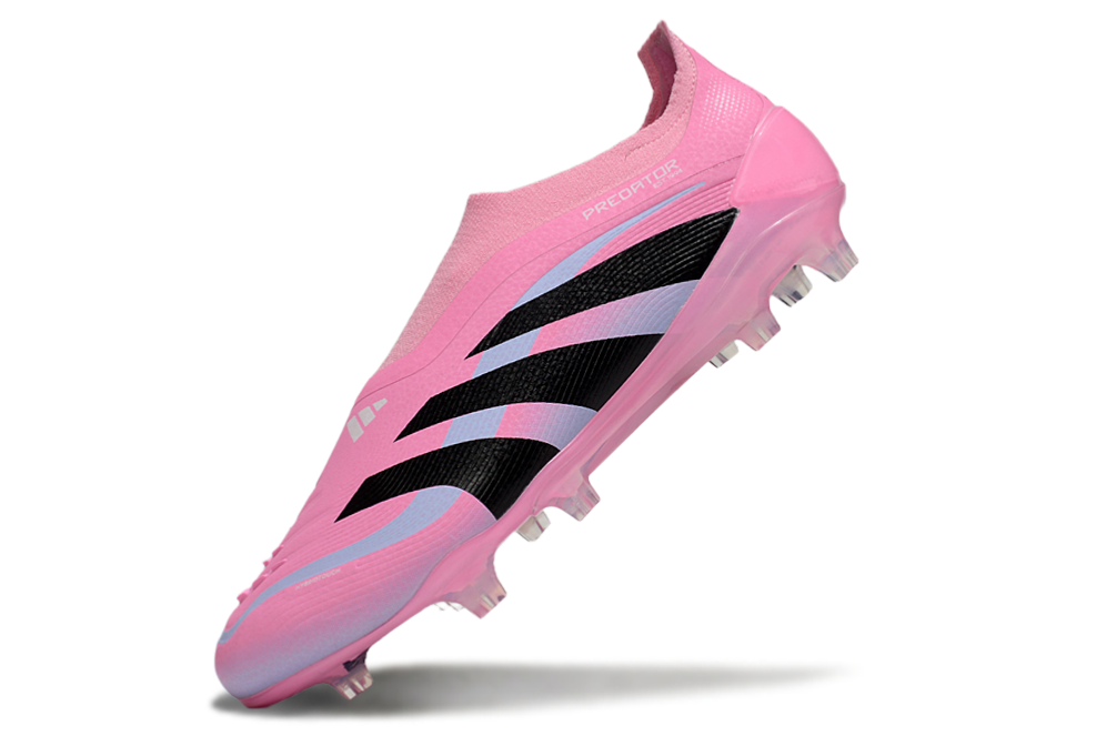 adidas Predator 24 Elite Laceless FG  Soccer Boots Cleats Shoes GRN-BLK