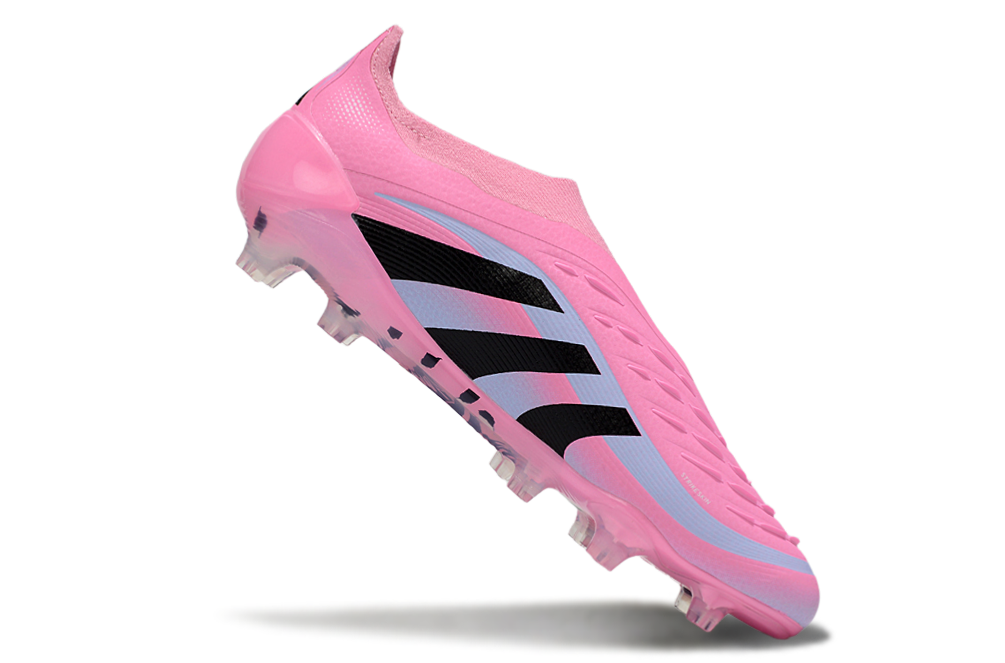adidas Predator 24 Elite Laceless FG  Soccer Boots Cleats Shoes GRN-BLK