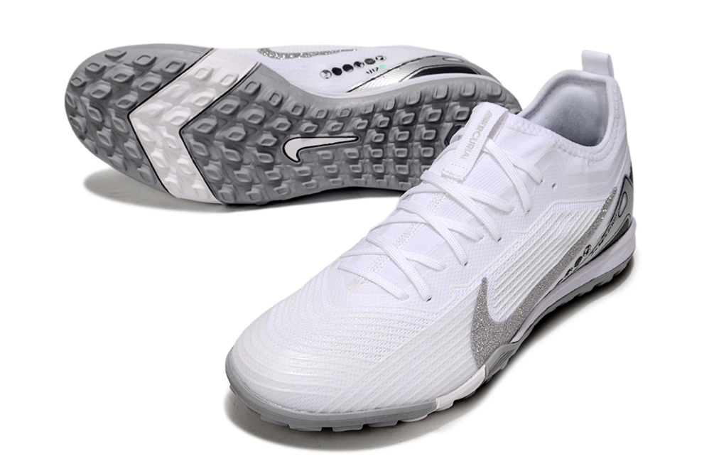Nike Air Zoom Mercurial Vapor 15 Pro TF - Professional Turf Soccer Cleats Boots Shoes WHT-PRP