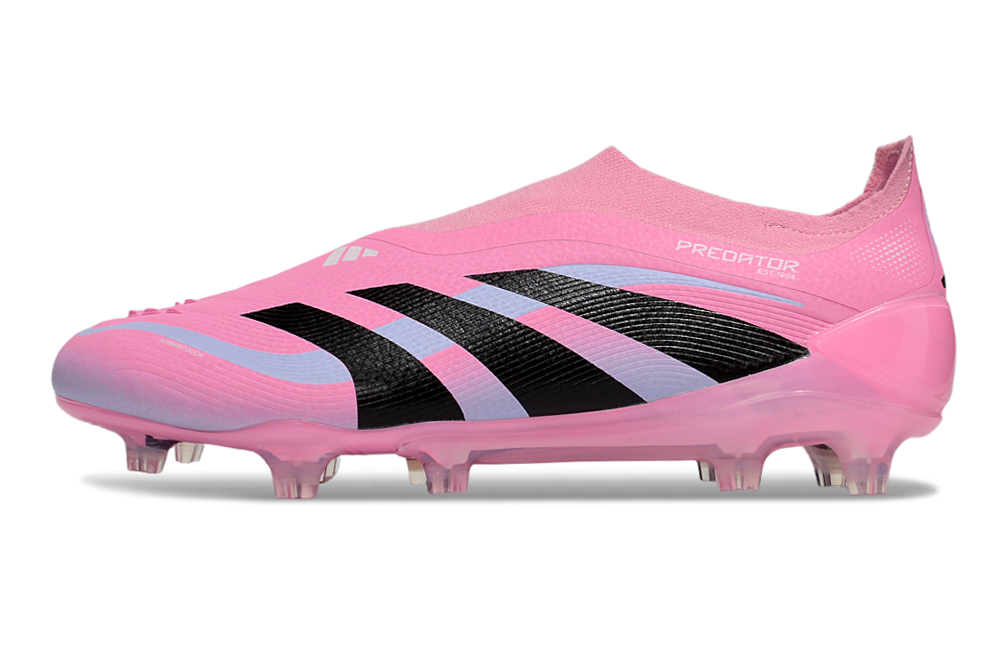 adidas Predator 24 Elite Laceless FG  Soccer Boots Cleats Shoes GRN-BLK