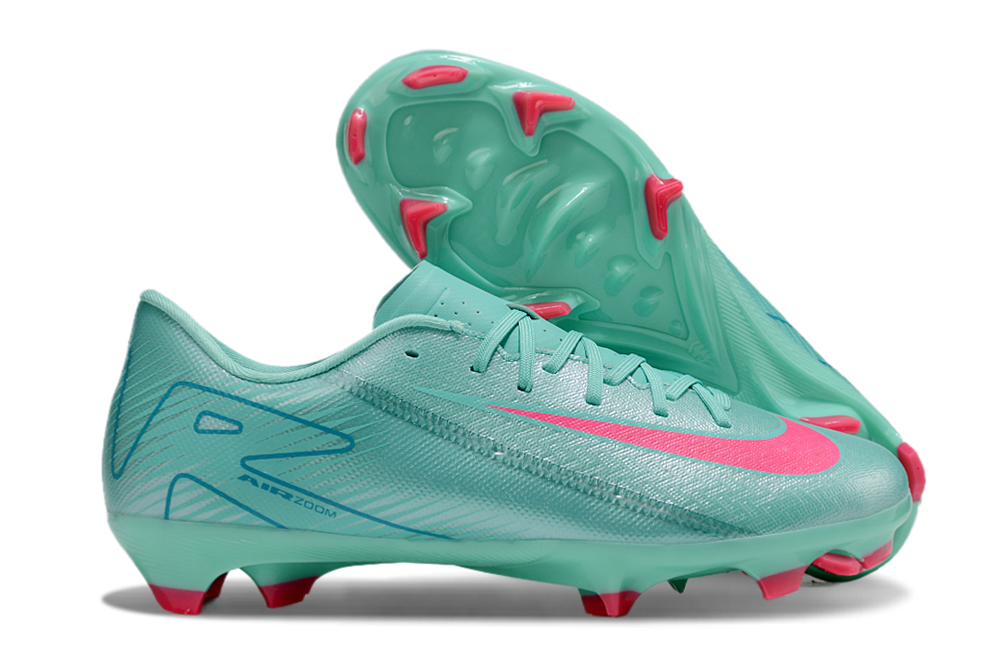 NIKE AIR ZOOM MERCURIAL VAPOR XVI ACADEMY X MBAPPE FGMG Soccer Boots Cleats Shoes BLU-PNK