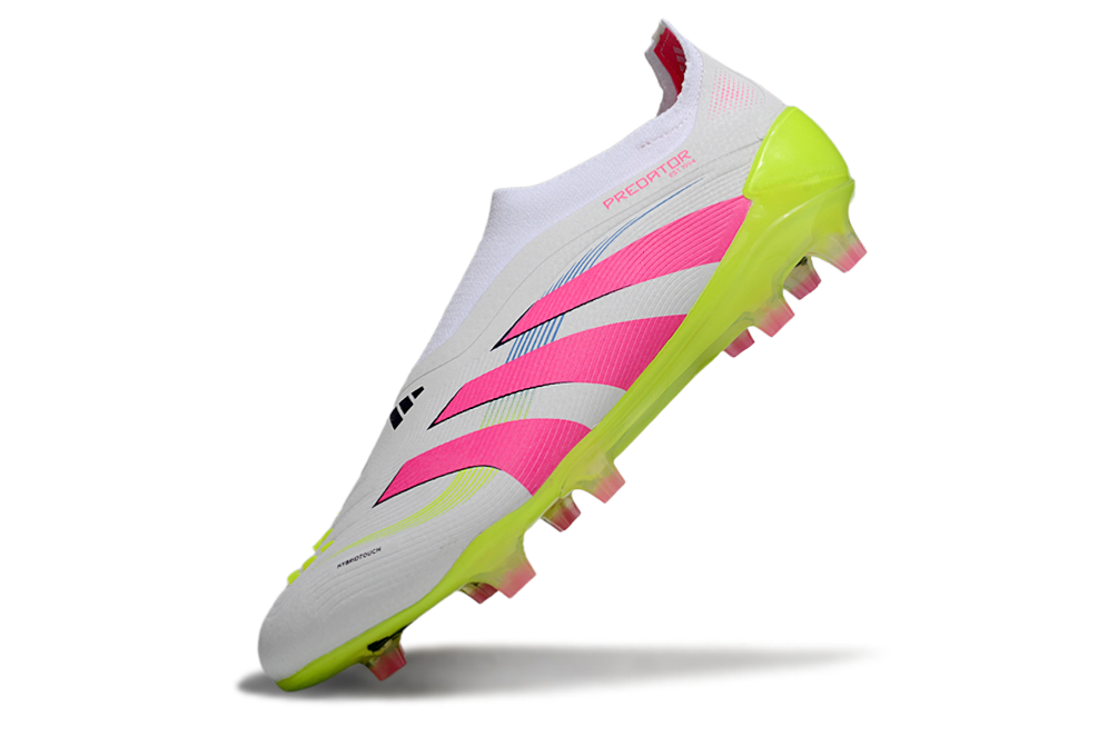 adidas Predator 24 Elite Laceless FG  Soccer Boots Cleats Shoes GRN-BLK