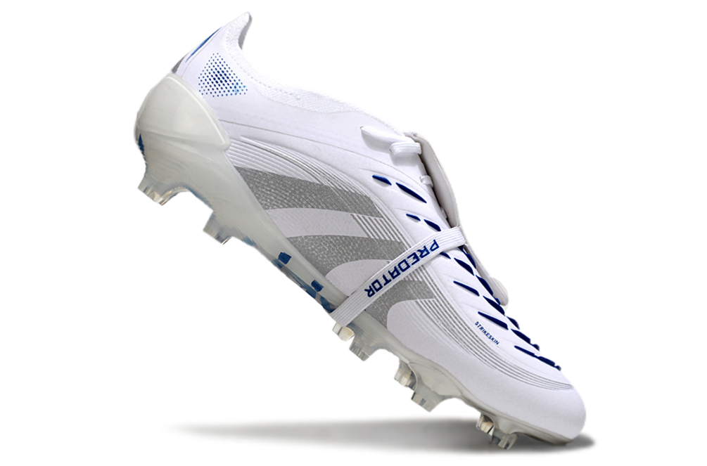 adidas 25 Predator Elite Tongue FT FG  Soccer Boots Cleats Shoes WHT