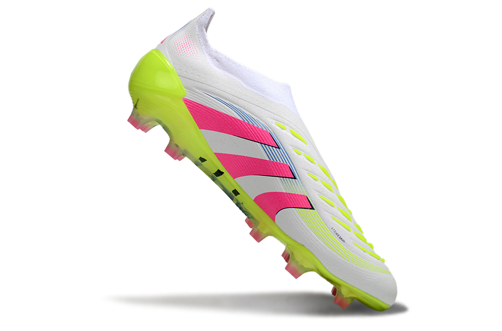 adidas Predator 24 Elite Laceless FG  Soccer Boots Cleats Shoes GRN-BLK