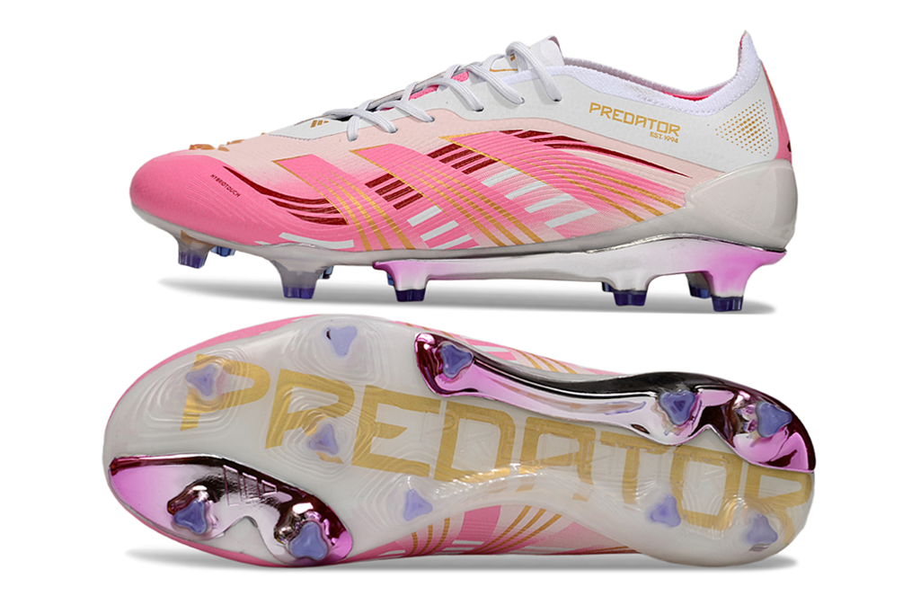 adidas Predator Elite FG Soccer Cleats PNK-GLD