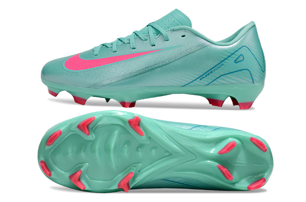 NIKE AIR ZOOM MERCURIAL VAPOR XVI ACADEMY X MBAPPE FGMG Soccer Boots Cleats Shoes BLU-PNK