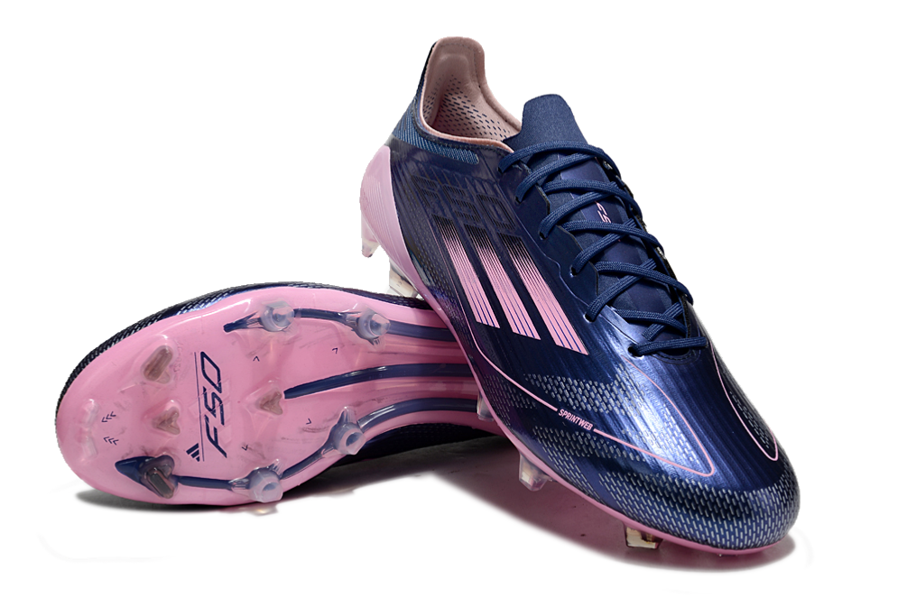 adidas F50 Elite FG Soccer Football Shoes Cleats PNK-BLU