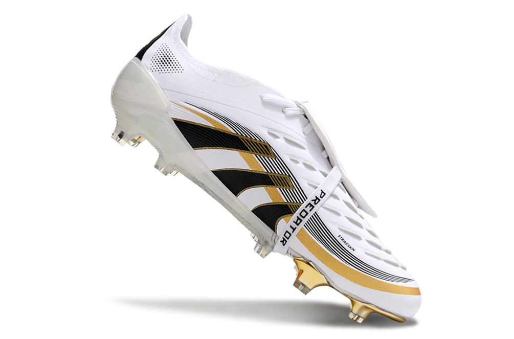 adidas 25 Predator Elite Tongue FT FG  Soccer Boots Cleats Shoes WHT