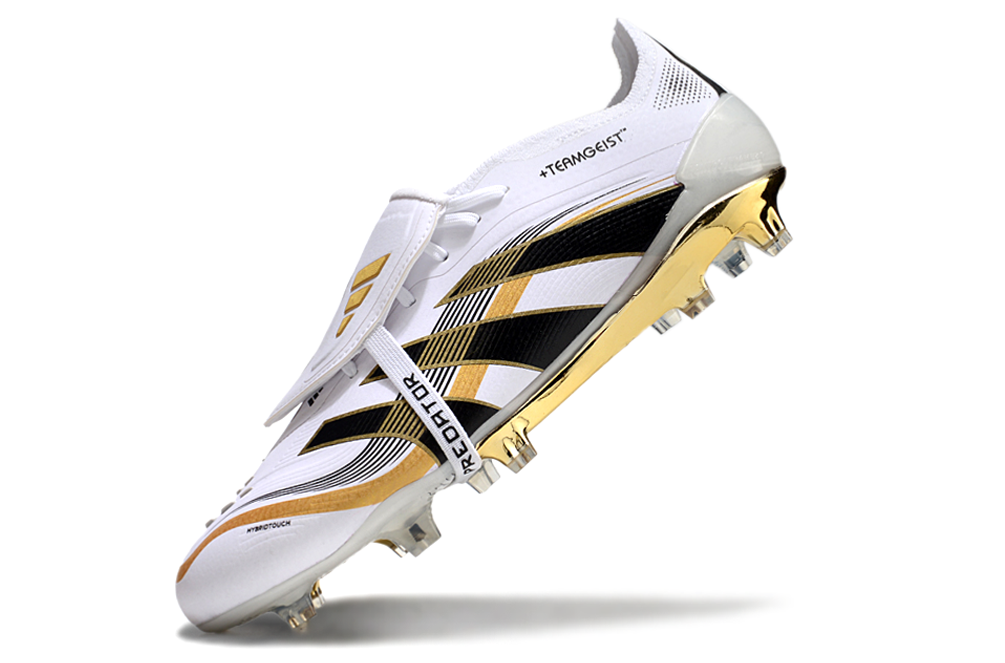 adidas 25 Predator Elite Tongue FT FG  Soccer Boots Cleats Shoes WHT