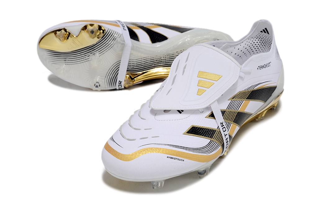 adidas 25 Predator Elite Tongue FT FG  Soccer Boots Cleats Shoes WHT
