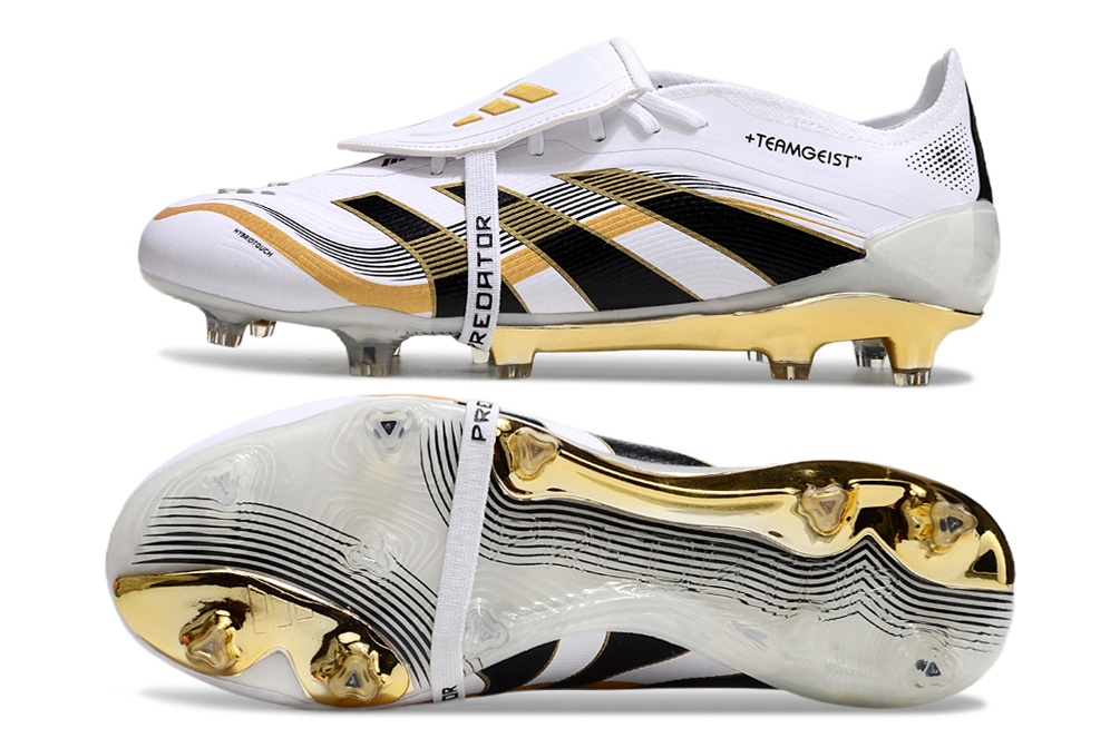 adidas 25 Predator Elite Tongue FT FG  Soccer Boots Cleats Shoes WHT