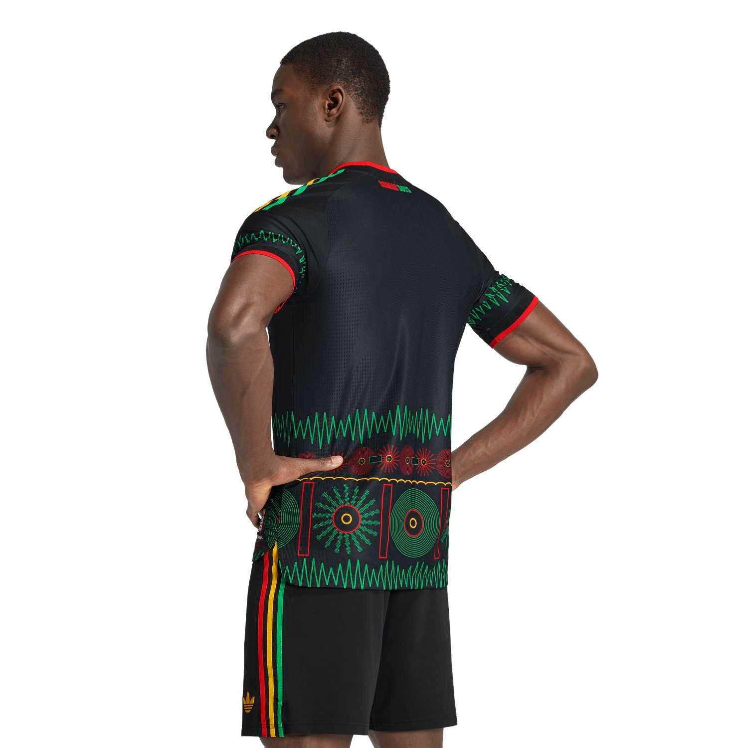 Jamaica national team 2026 soccer  away jersey back view