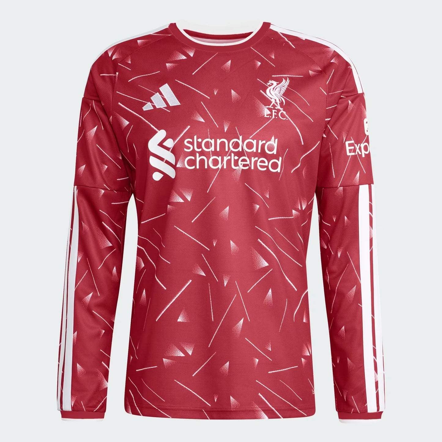 Liverpool 2026/27 long sleeve home soccer jersey front view