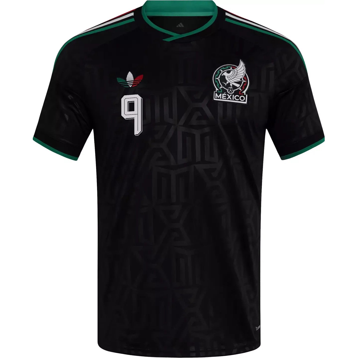 front view of Mexico national team 2026 third soccer jersey with RAÚL #9 custom print