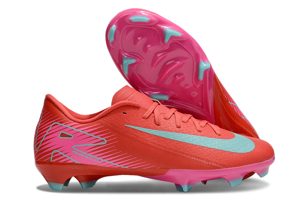 NIKE AIR ZOOM MERCURIAL VAPOR XVI ACADEMY X MBAPPE FGMG Soccer Boots Cleats Shoes BLU-PNK