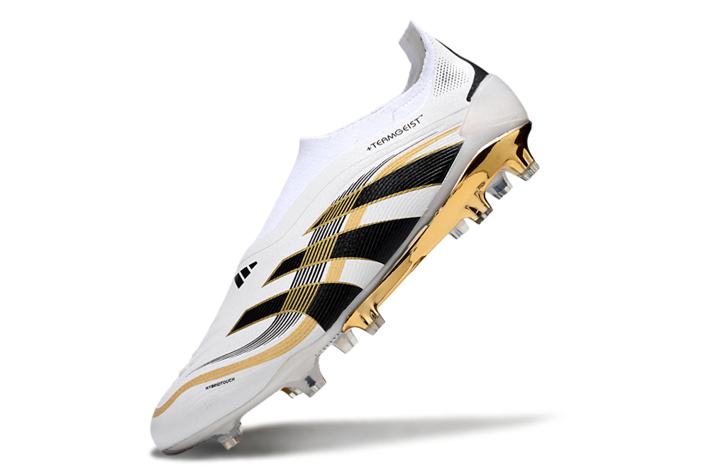 adidas Predator 24 Elite Laceless FG  Soccer Boots Cleats Shoes RED-BLK