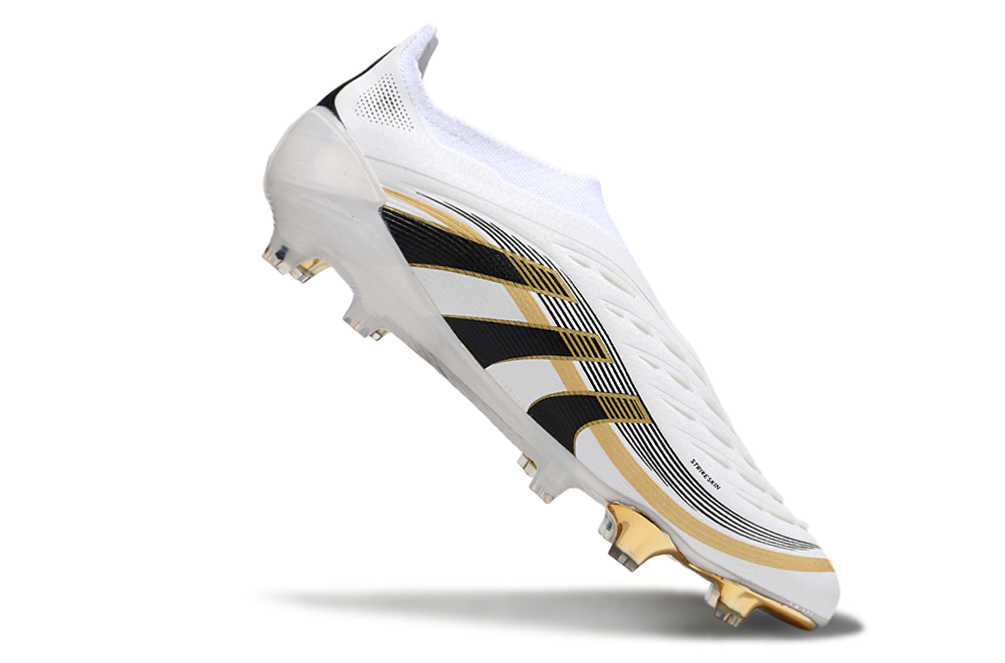 adidas Predator 24 Elite Laceless FG  Soccer Boots Cleats Shoes RED-BLK