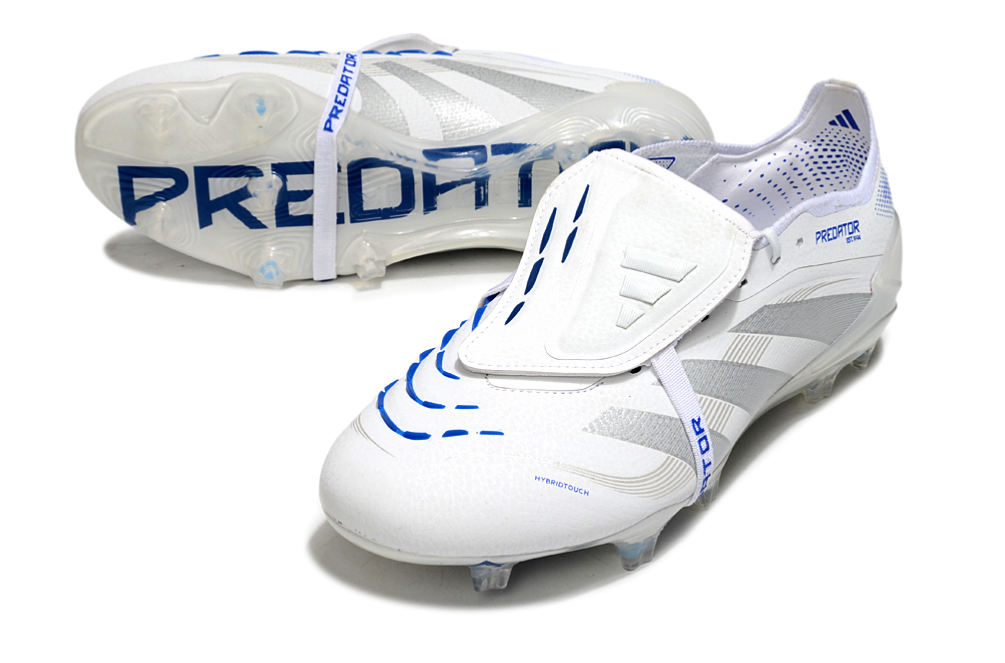 adidas 25 Predator Elite Tongue FT FG  Soccer Boots Cleats Shoes WHT