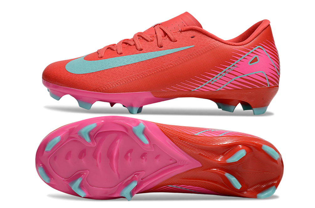 NIKE AIR ZOOM MERCURIAL VAPOR XVI ACADEMY X MBAPPE FGMG Soccer Boots Cleats Shoes BLU-PNK