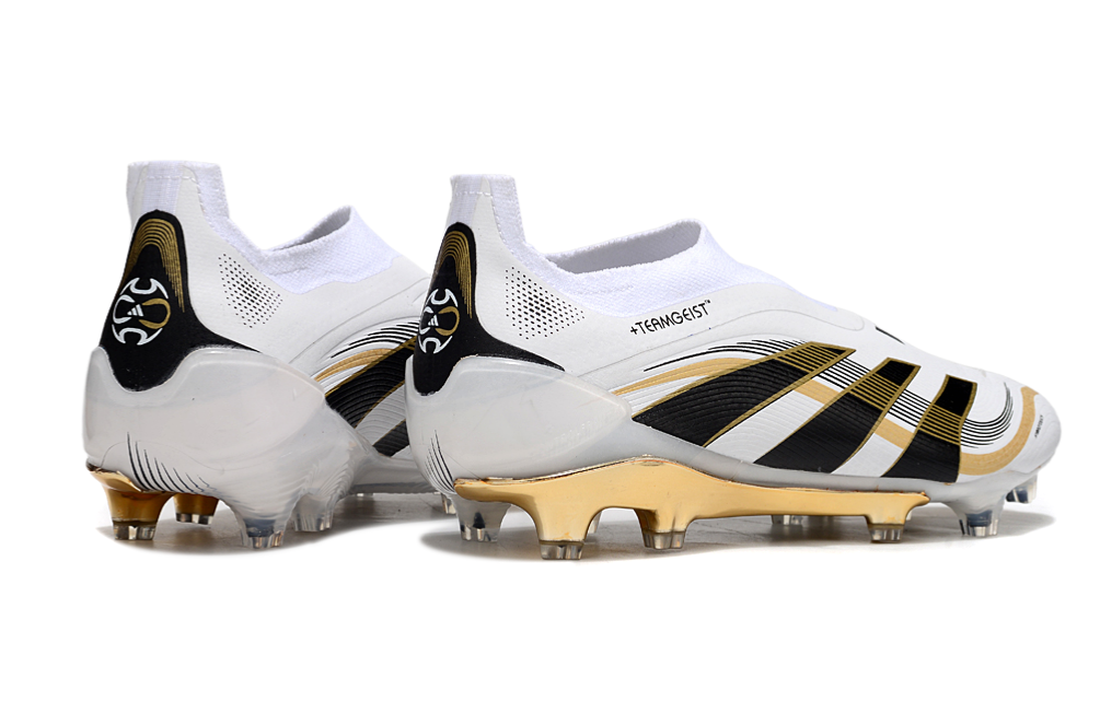 adidas Predator 24 Elite Laceless FG  Soccer Boots Cleats Shoes RED-BLK