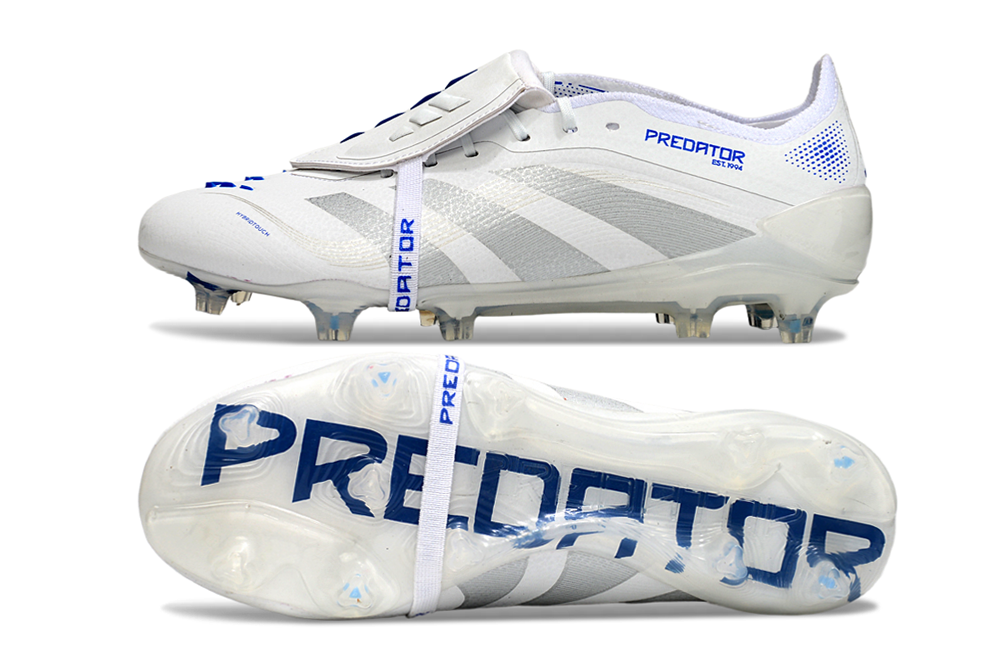 adidas 25 Predator Elite Tongue FT FG  Soccer Boots Cleats Shoes WHT
