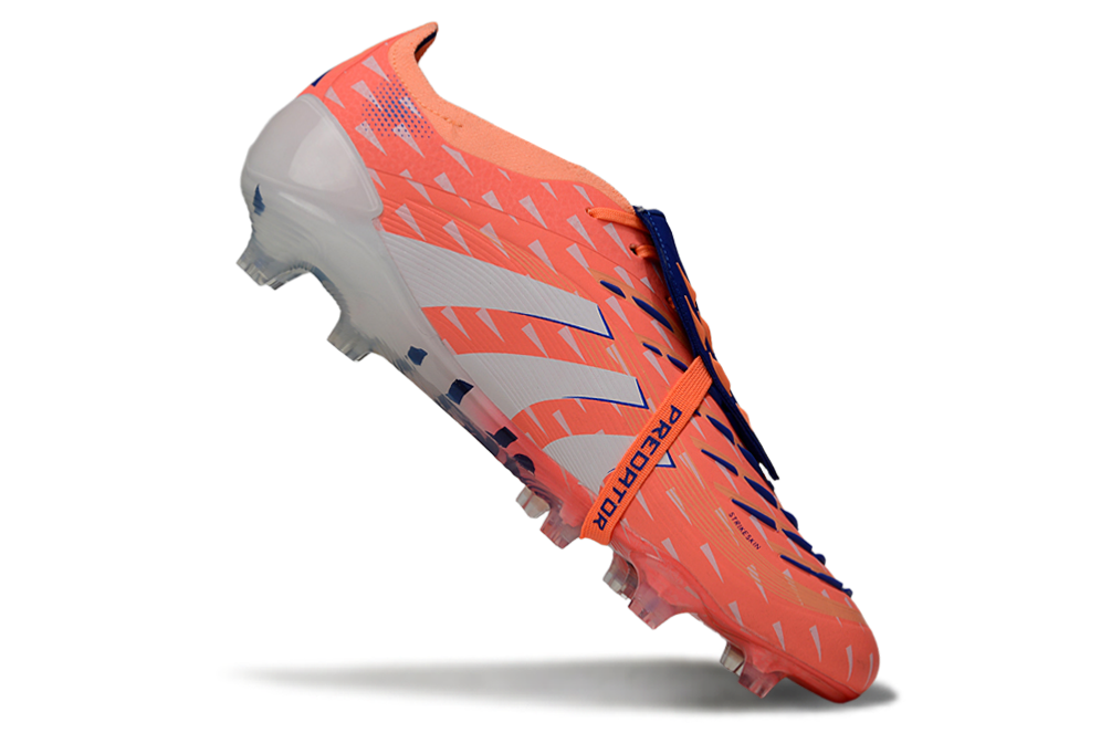 adidas 25 Predator Elite Tongue FT FG  Soccer Boots Cleats Shoes BLU-WHT