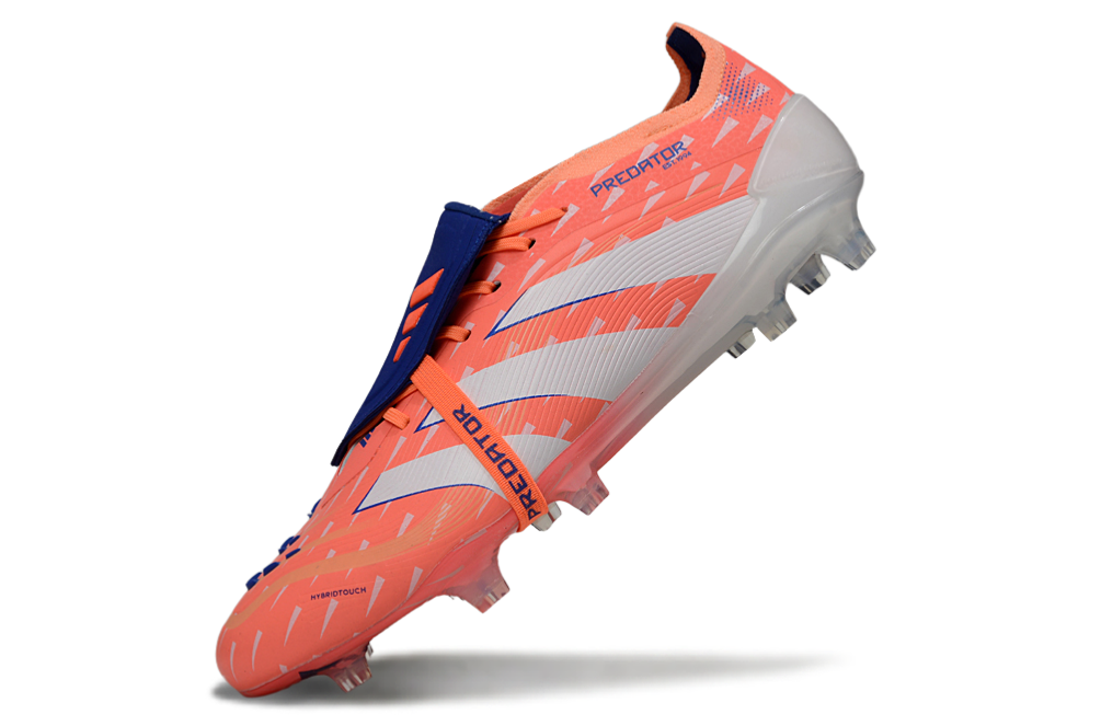 adidas 25 Predator Elite Tongue FT FG  Soccer Boots Cleats Shoes BLU-WHT
